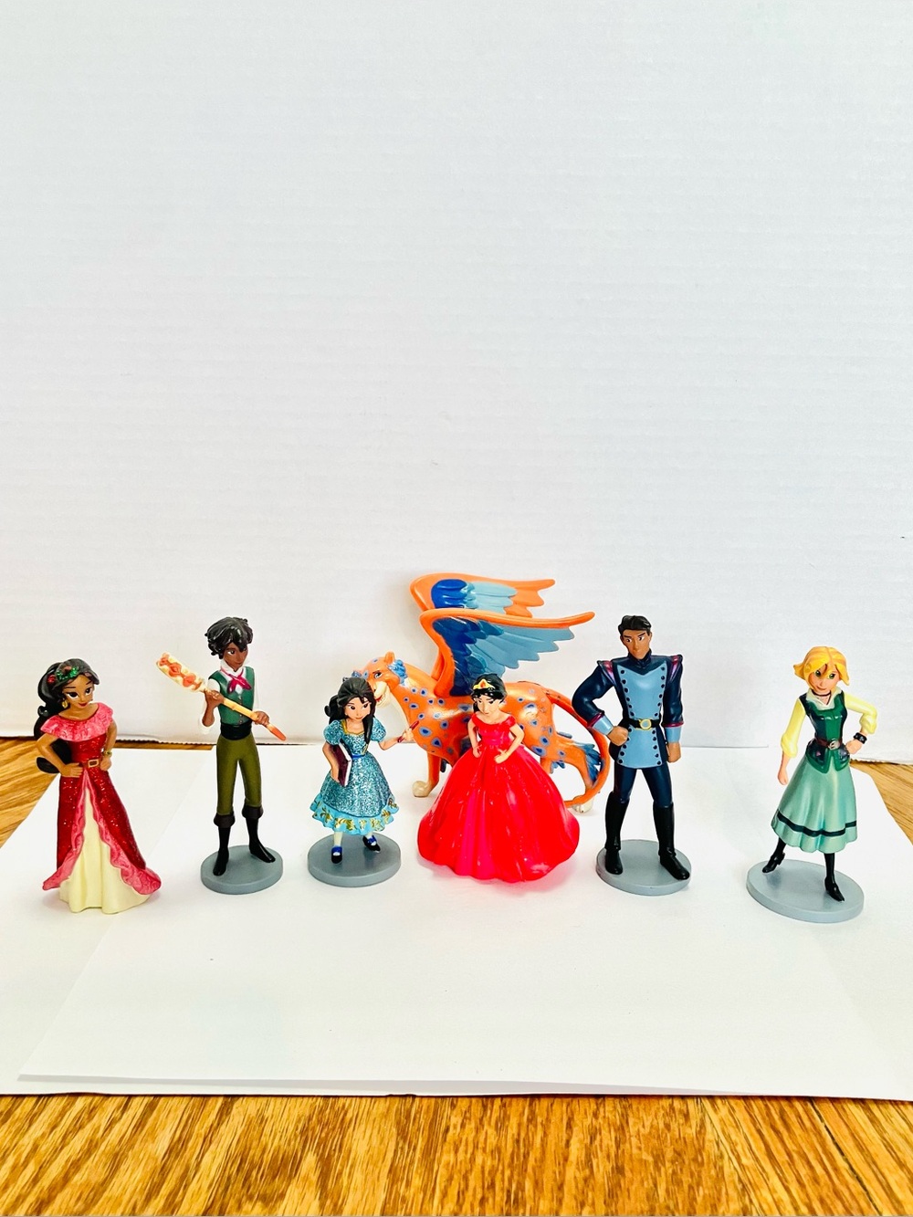 Disney Elena Of Avalor PVC Figures Lot(7) One Missing Feet Read Cake Toppers
